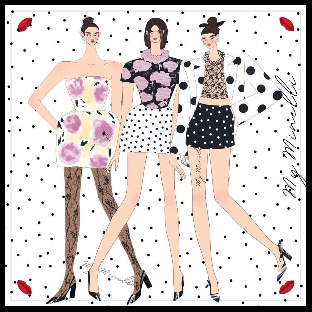 MY MINELLI JEDWABNA APASZKA MADEMOISELLE ICON SILK SCARF.jpg