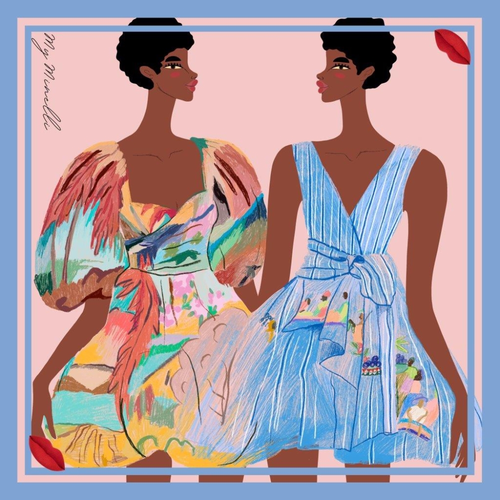 Jedwabna apaszka chusta MY Minelli Fashion Week Icon no.5 silk scarf