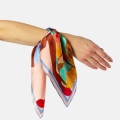 Jedwabna apaszka chusta MY Minelli Fashion Week Icon no.5 silk scarf