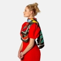 Jedwabna chusta apaszka dwustronna My Minelli no.6 MY FRIEND THE PARROT silk scarf