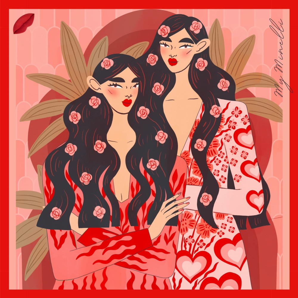 My Minelli ICON 15 VENUS jedwabna apaszka silk scarf.jpg